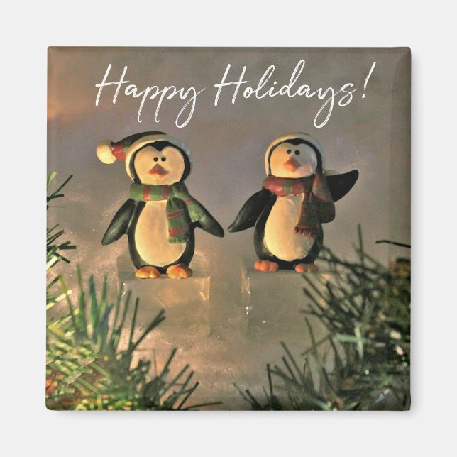 Íman Pinguins de Feriado (Frente)