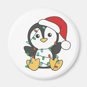 Íman Pinguins de Natal de Inverno Pinguins