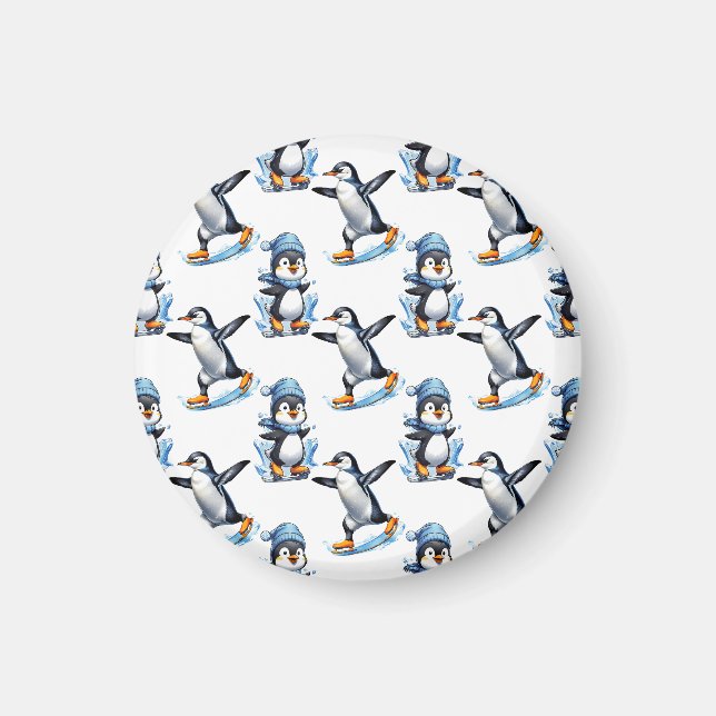 Íman Pinguins - Design (Frente)