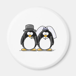 Íman Pinguins dos noivos