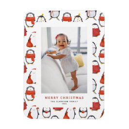 Íman Pinguins Feriados Frescos Frescos Foto de Natal