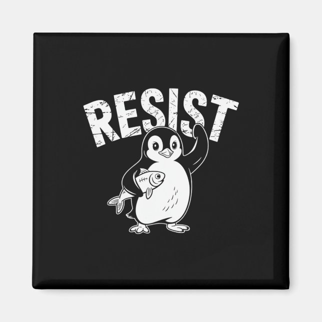 Íman Pinguins Pinguins Contra Pinguins Engraçados (Frente)