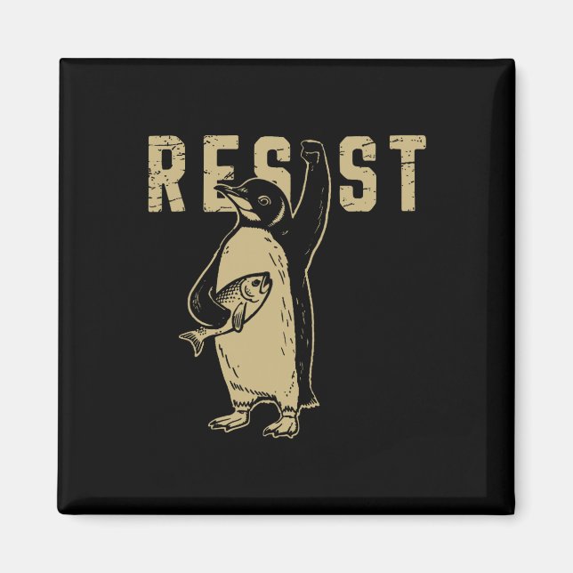 Íman Pinguins Pinguins Contra Pinguins Engraçados (Frente)