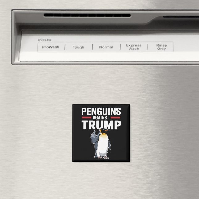 Íman Pinguins Resistentes Contra Trump com Nadadeiras L (In Situ (Dishwasher))