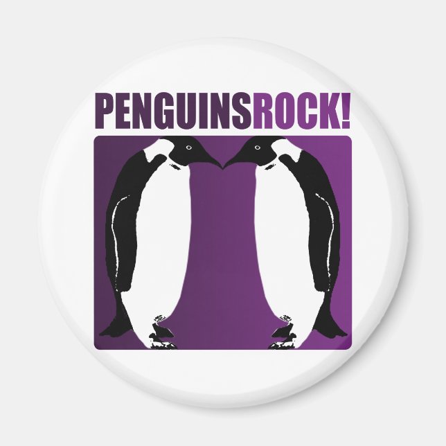 Íman Pinguins Rock! (Frente)