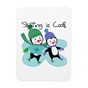 Íman Pinguins Skating é Legal