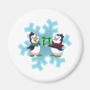 Íman Pinguins "Yule legal "