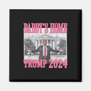 Íman Pink Daddys Home Trump 2024