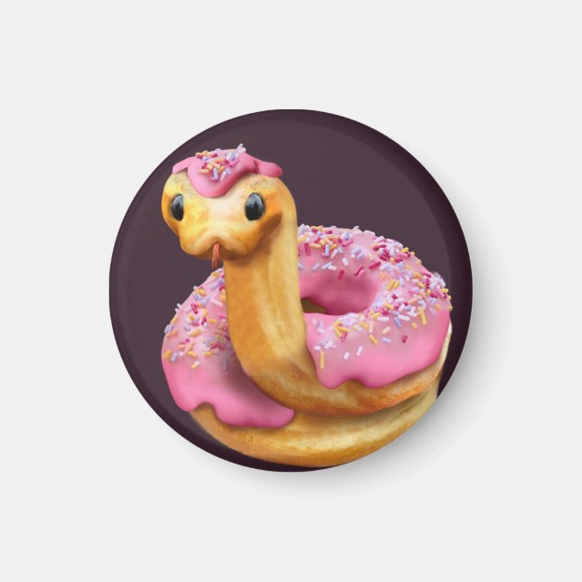Íman Pink Donut Snake (Frente)