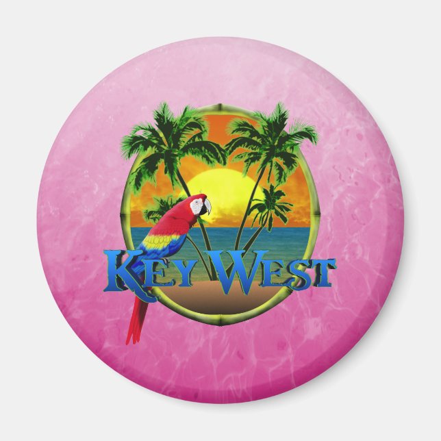 Íman Pink Key West Sunset (Frente)