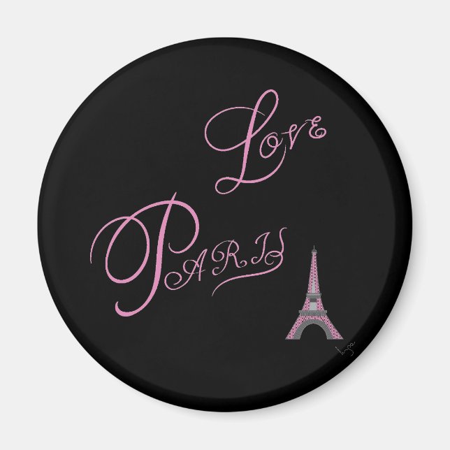 Íman Pink-Love-Paris-Eiffel-Tower-Unique (Frente)