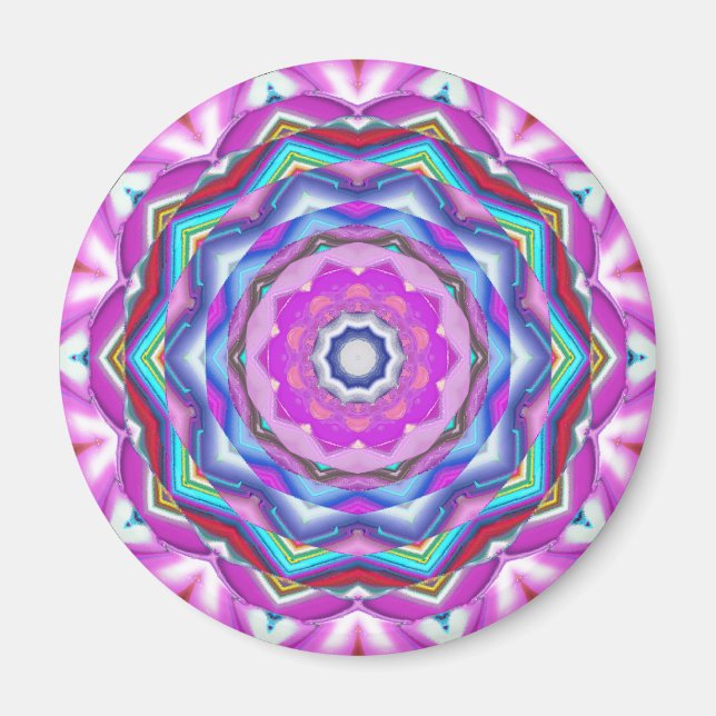 Íman Pink Mandala (Frente)