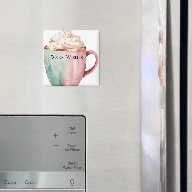 Íman Pink-Mint Warm Warm Dourado de Cacau de Natal (In Situ (Fridge))