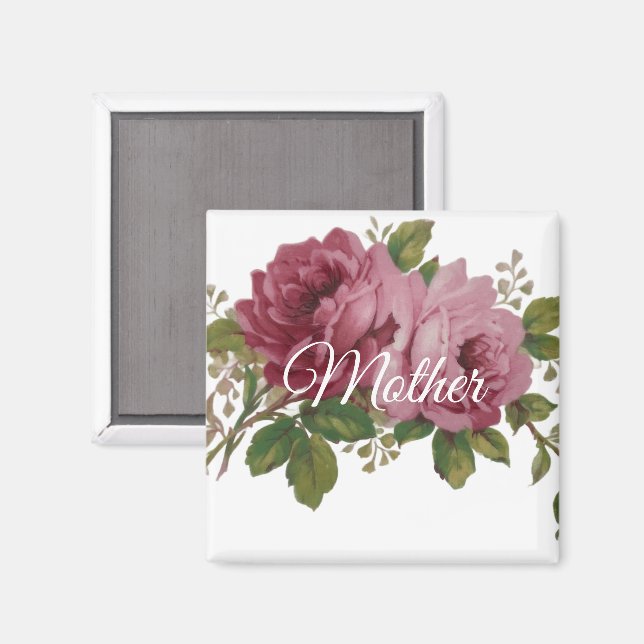 Íman Pink Rose Elegance  (Front/Back)