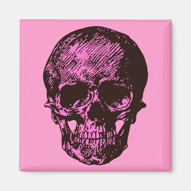 Íman Pink Skull (Frente)