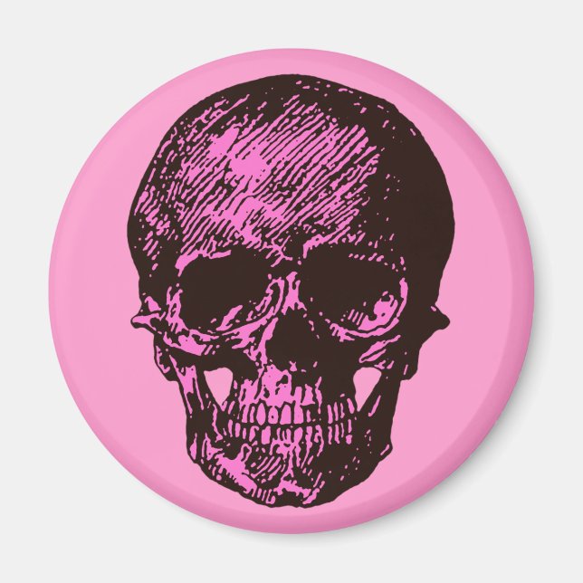 Íman Pink Skull (Frente)