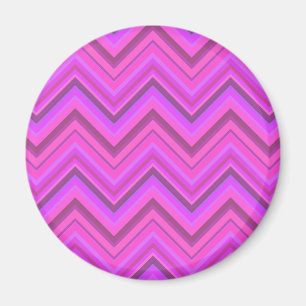 Íman Pink stripes zigzag pattern