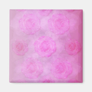 Íman PINK Watercolor roses