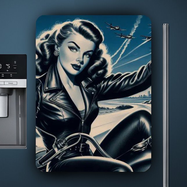 Íman Pino de Motocicleta Vintage (Criador carregado)