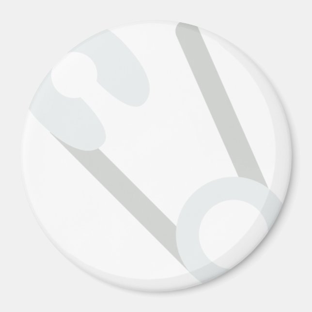 Íman pino de segurança aberto (Frente)