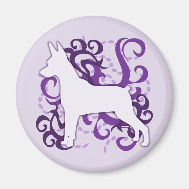 Íman Pino Min Roxo (Frente)
