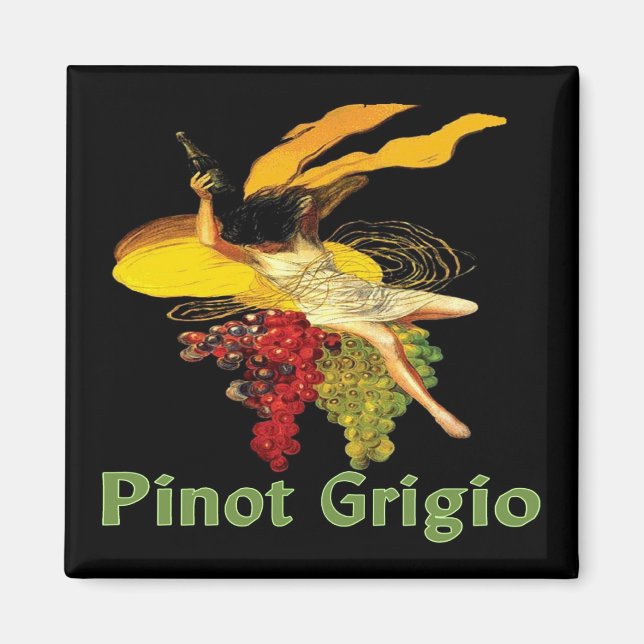 Íman Pinot Grigio Wine Maid (Frente)