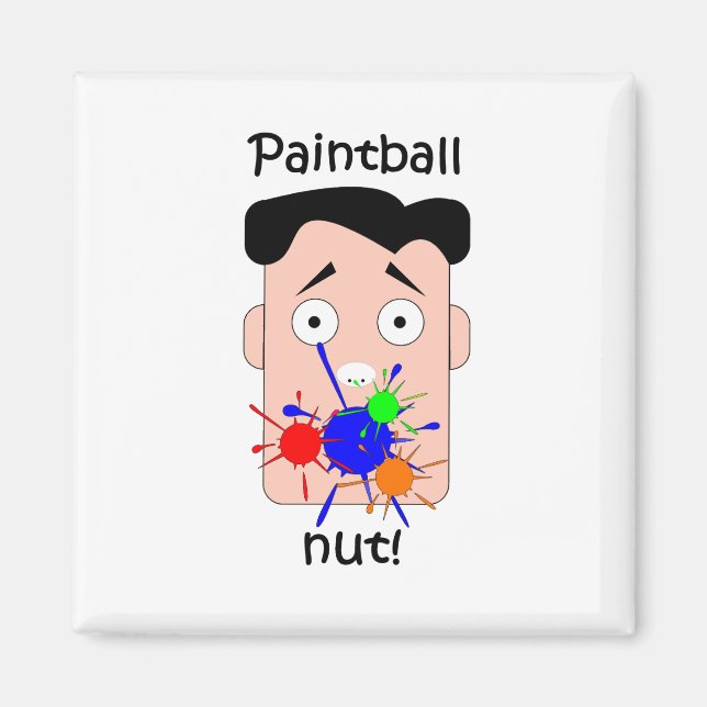 Íman Pintball engraçado (Frente)