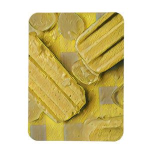 Íman Pintel de cone de sorvete amarelo