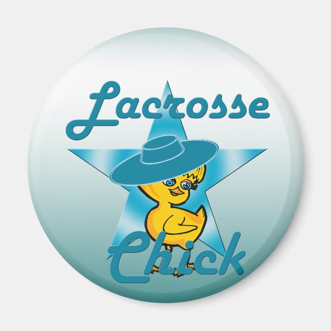 Íman Pintinho 7 de Lacrosse (Frente)