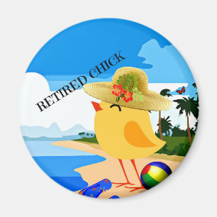 Íman Pintinho aposentado na praia