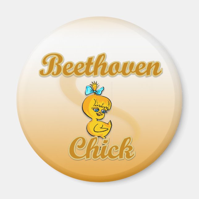 Íman Pintinho Beethoven (Frente)