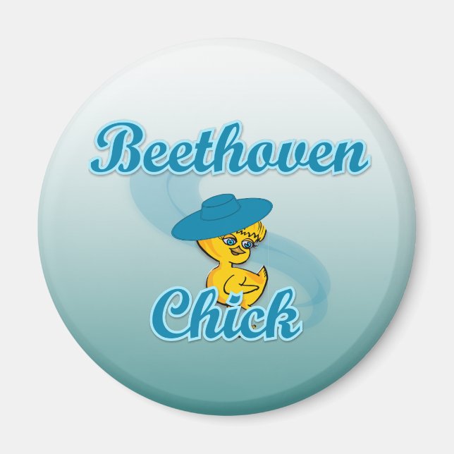 Íman Pintinho de Beethoven nº 3 (Frente)