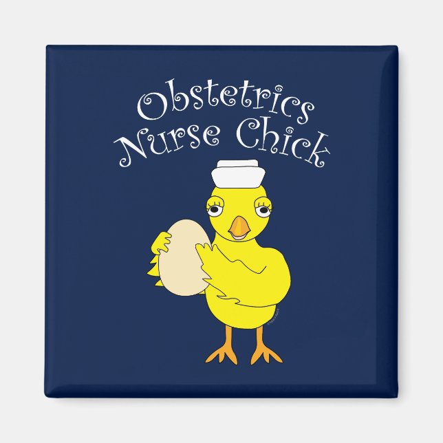 Íman Pintinho de Enfermeiro Obstetrícia (Frente)