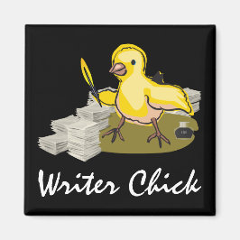 Íman Pintinho de gravador com papel, preenchimento de p