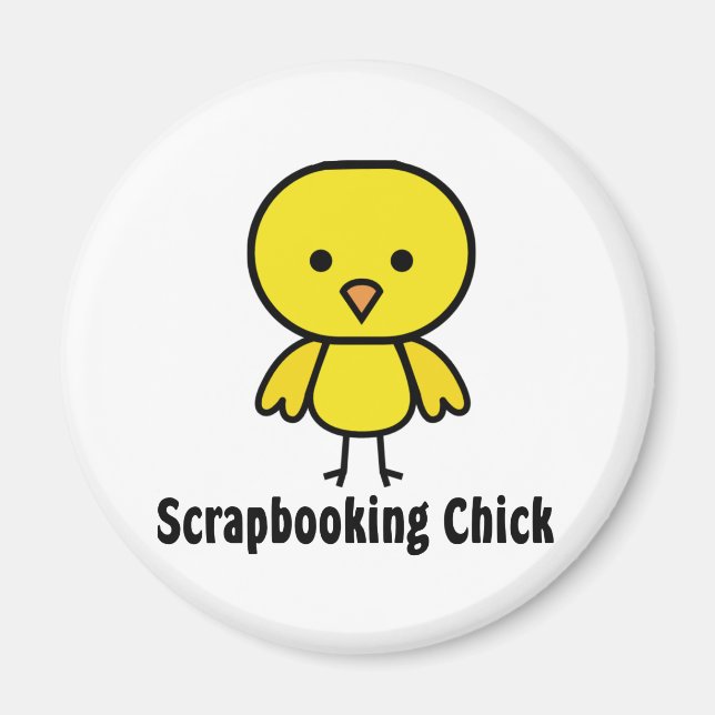 Íman Pintinho de Scrapbooking (Frente)