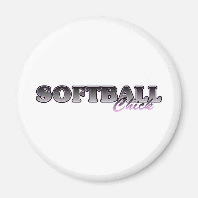 Íman Pintinho de Softball (Frente)