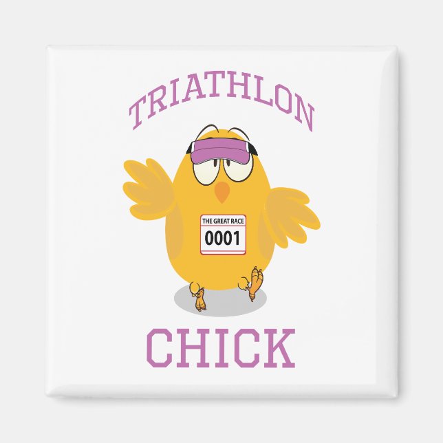 Íman Pintinho de Triathlon (Frente)