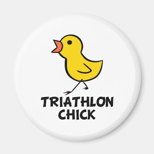 Íman Pintinho de Triathlon Magnet (Frente)