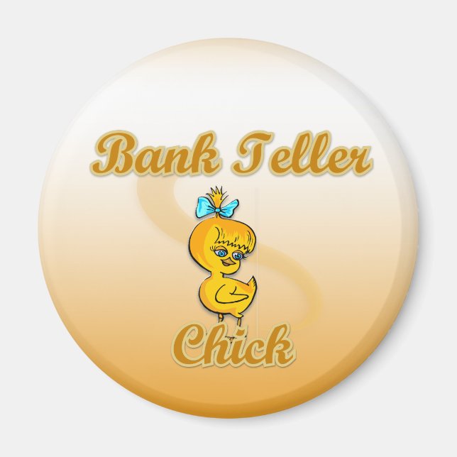 Íman Pintinho do Bank Teller (Frente)