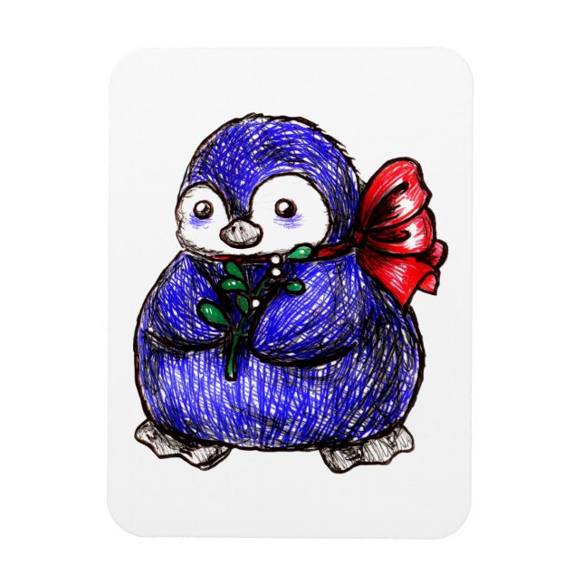 Íman Pintinho do pinguim (Vertical)