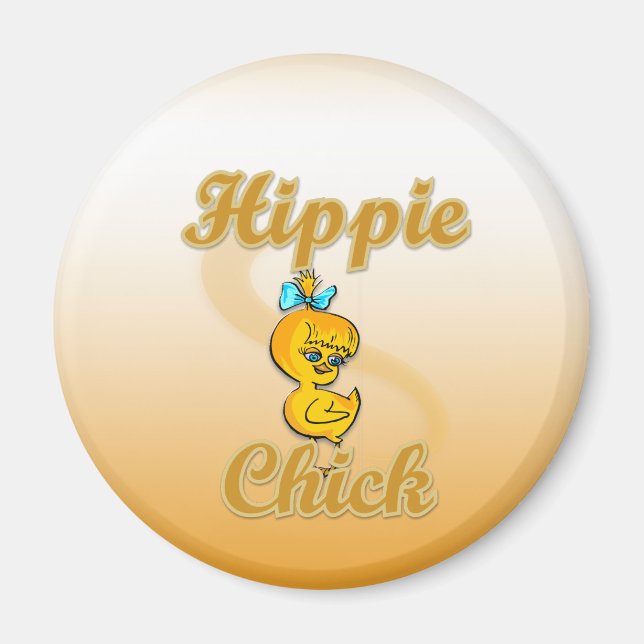 Íman Pintinho Hippie (Frente)