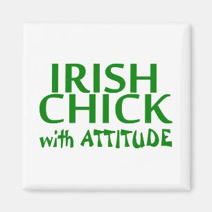 Íman Pintinho irlandês com atitude