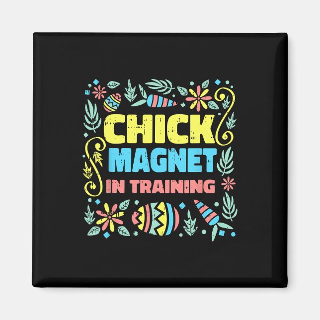 Íman Pintinho Magnet Na Formação De Páscoas Engraçadas  (Frente)