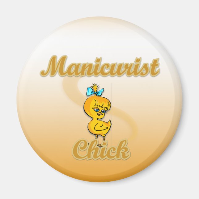Íman Pintinho manicurista (Frente)