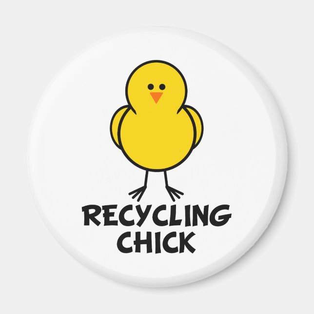 Íman Pintinho reciclagem (Frente)