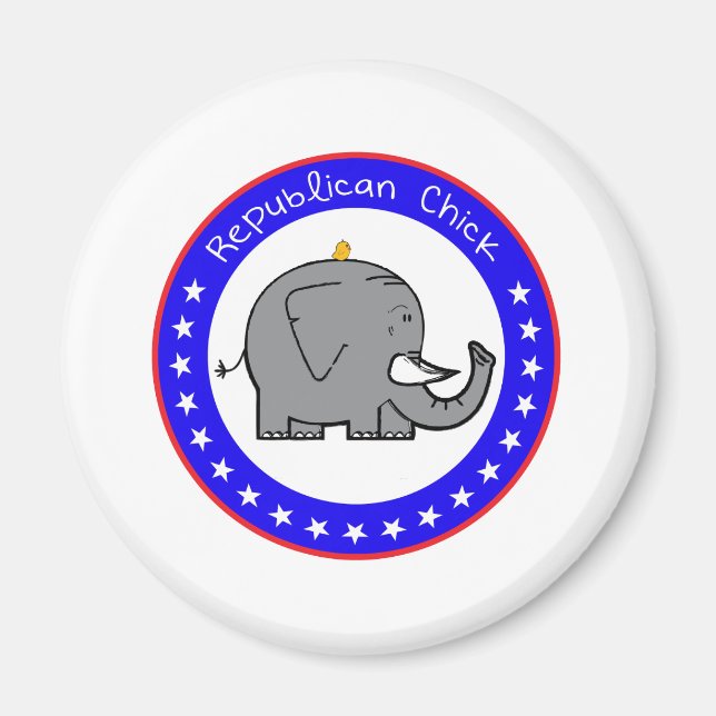 Íman pintinho republicano (Frente)