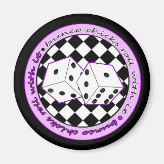 Íman Pintinhos Bunco Rolam Com Ele - Roxo