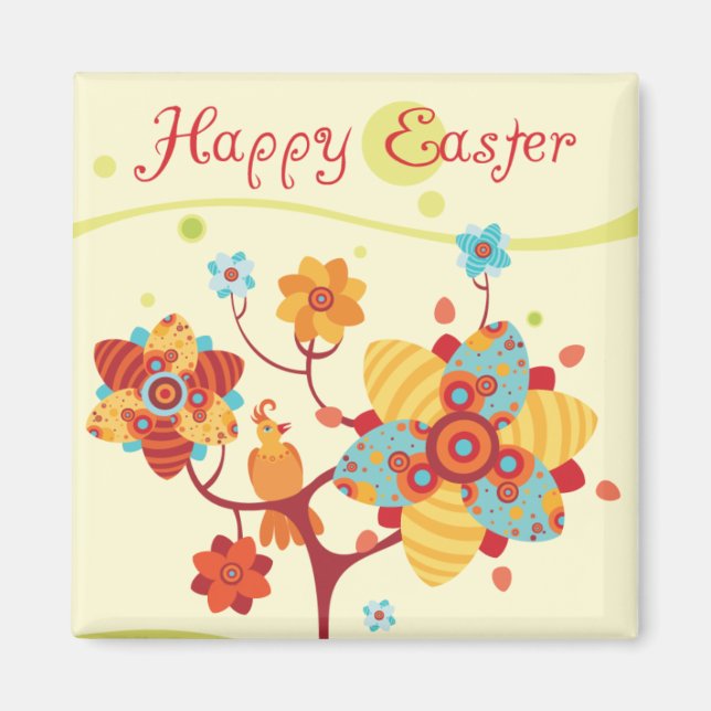 Íman Pintinhos do felz pascoa (Frente)