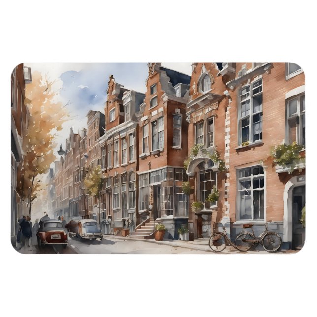 Íman Pintor aquoso de Amsterdã (Horizontal)