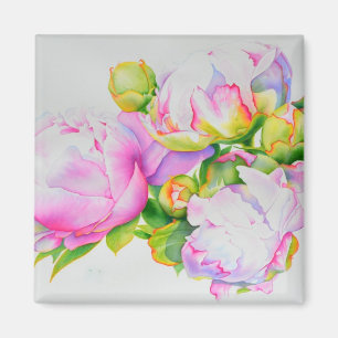 Íman Pintor branco-rosa-esbelto-esbranquiçado